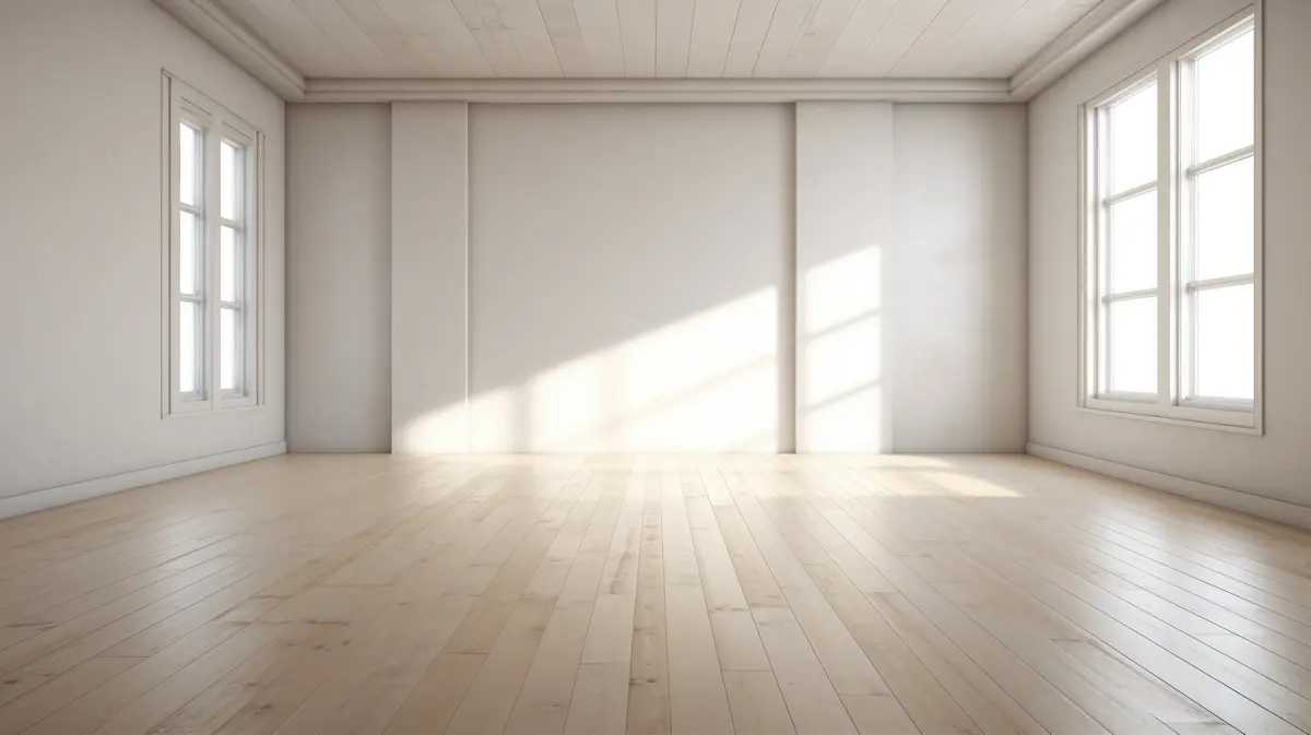 Empty room before staging